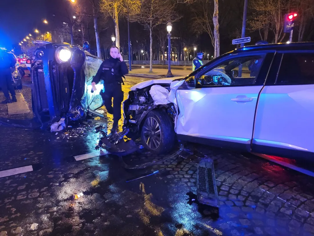 Paris : un chauffard fait quatre blessés dont un grave après un refus d'obtempérer